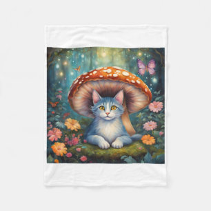 Super Schattigee Lichte Kat Sticker Fleece Deken