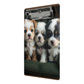 Super Schattigee Puppies op de bank 2 Mini Klembord (Angled2)