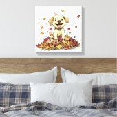 Super Schattigee puppy Canvas Afdruk (Insitu (Slaapkamer))