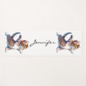 Super Schattigee Tabby Cat Yoga Mat (Voorkant (horizontaal))