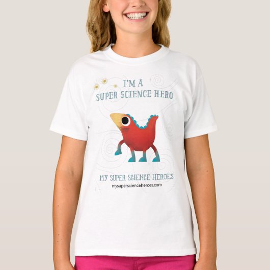 Super Science Girl T-shirt MrO (Voorkant)