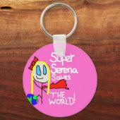Super Serena Sleutelhanger. Sleutelhanger (Voorkant)
