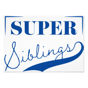 Super Sibling Foto Afdruk
