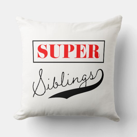 Super Sibling Kussen (Voorkant)