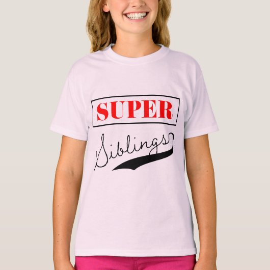 Super Sibling T-shirt (Voorkant)