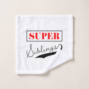 Super Sibling Washandje