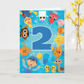 Super Simpele Confetti Verjaardagsfiguurtjes Kaart (Gele Bloem)