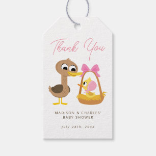 Super Simple 5 Eendjes Meisje Baby Shower Cadeaulabel