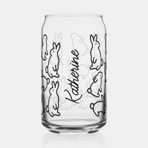 Super Simple Bunny Outline Design Drinkware