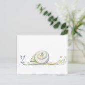 Super Snail Briefkaart (Staand voorkant)