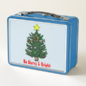 Super Sneeuwblauw Oogje Rendier Kerstboom (Achterkant)