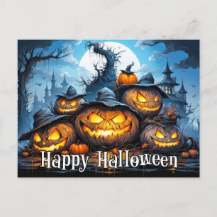 Super snode pompoenen   Happy Halloween Briefkaart