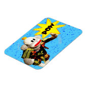 Super SockMonkey Hero Magneet (Linkerzijde)