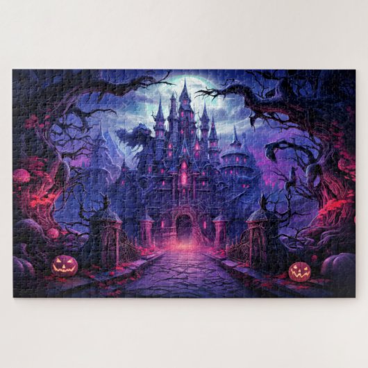 Super Spooky Haunted Manor | Happy Halloween Legpuzzel (Horizontaal)