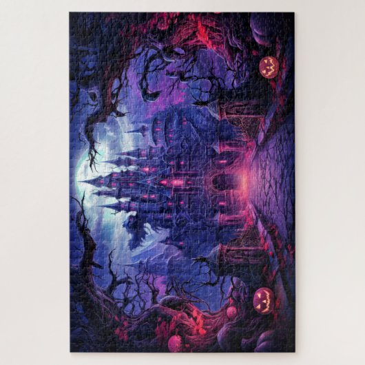 Super Spooky Haunted Manor | Happy Halloween Legpuzzel (Verticaal)