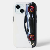 Super sportwagen op iPhone15 Case Mate Cover (Achterkant)