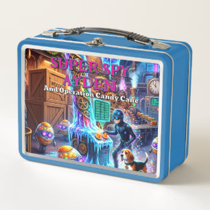 Super Spy Ayden Custom Print Lunchbox