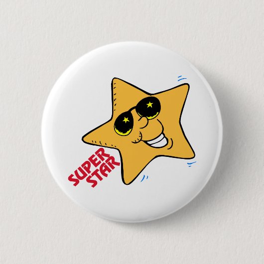 Super Star-Button Ronde Button 5,7 Cm (Voorkant)