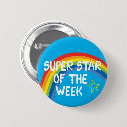 Super Star de la semaine badge (Devant & derrière)