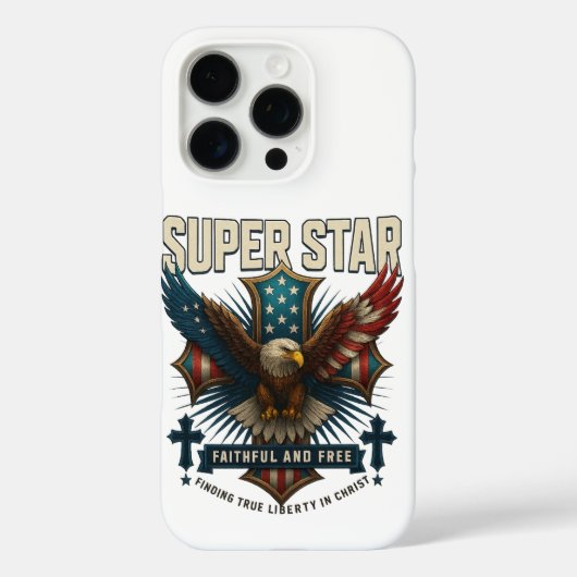 Super Star Eagle Embleem Case-Mate iPhone Case (Achterkant)