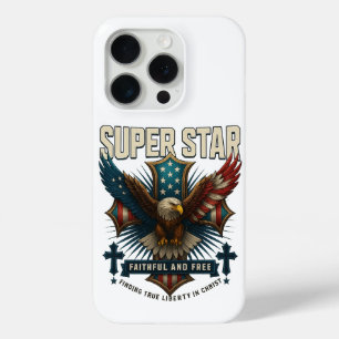 Super Star Eagle Embleem iPhone 15 Pro Case
