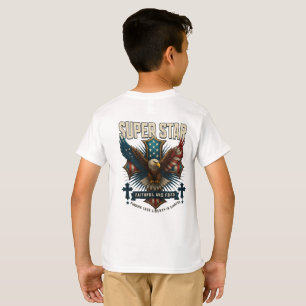 Super Star Eagle Embleem T-shirt