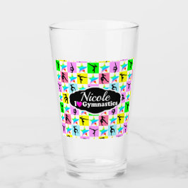 SUPER STAR GYMNAST MEISJE ONTWERP GLAS