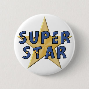 Super Star-knop Ronde Button 5,7 Cm