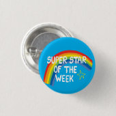 Super star of the week pin badge (Devant & derrière)