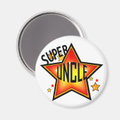 Super Star Oncle Funny Magnet (Recto/Verso)