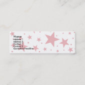 Super Star-profielkaarten Mini Visitekaartje (Voorkant)