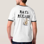 SUPER STAR!! RATS RULE RAT T-SHIRT (Achterkant volledig)