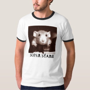 SUPER STAR!! RATS RULE RAT T-SHIRT