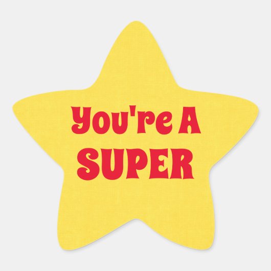 Super Star Sticker (Voorkant)