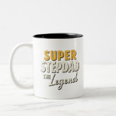 Super Step Dad the Legend Mug – Custom Gift (Gauche)