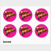 Super Stoked Roze Sticker (Vel)