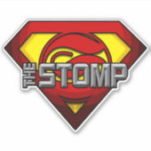 Super STOMP Custom-Cut Vinyl Sticker (Devant)