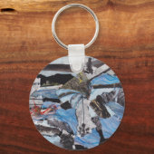 Super storm Sandy collage Sleutelhanger (Voorkant)