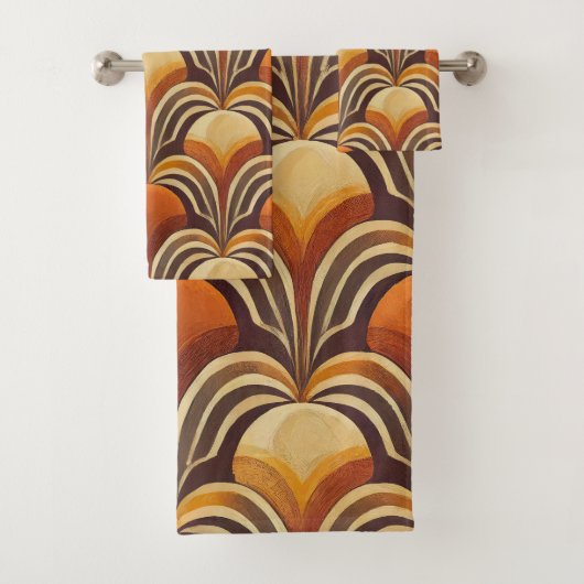 Super style mod 60s les années 70 ensemble serviet (En situation)