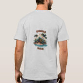 Super Summer Good Skeleton Surfer Design T-shirt (Achterkant)