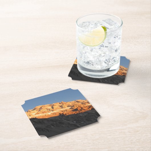 Super Sunset Uitzicht, Mount Aconcagua, Argentinië Kartonnen Onderzetters (Insitu)