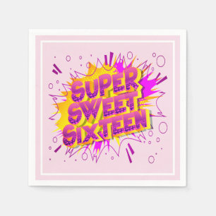 Super Sweet 16e verjaardagsfeestje Servet