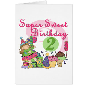 Super Sweet 2e verjaardag T-shirts en geschenken