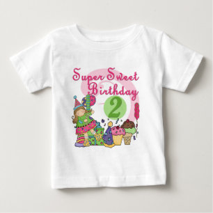 Super Sweet 2e verjaardag T-shirts en geschenken