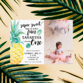 Super Sweet Ananas Invitation d'anniversaire