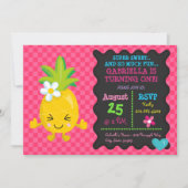 Super Sweet Ananas Invitation d'anniversaire (Devant)