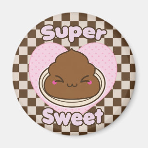 Super Sweet Milk Chocolate Poo Magneet