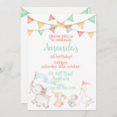 Super Sweet Personnalisable Invitation d'anniversa (Devant / Derrière)