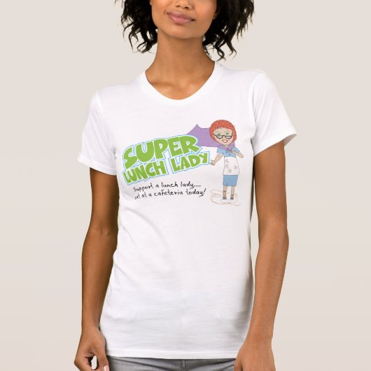 Super T-Shirt de Dame de Cantine (Devant)