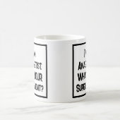 Super Talent d'Anesthésiste. Mug (Centre)